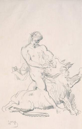 Untitled (Herakles and the Nemean Lion)