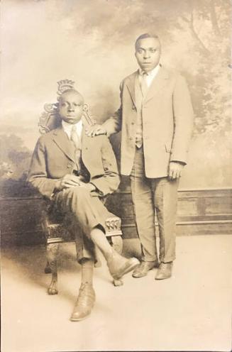 Portrait of two African-American men