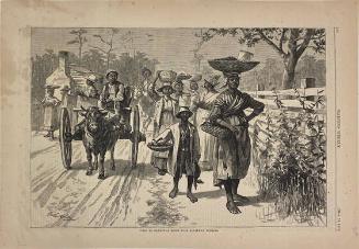 Going to Market, A Scene Near Savannah, Georgia, from Harper's Weekly