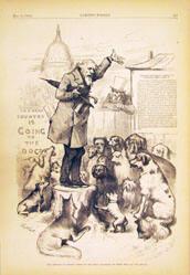 Our Republic is Always "Going to the Dogs" - According To Those Who Can Not Run It (from Harper's Weekly May 15, 1880)