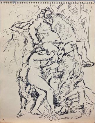 Untitled, study for the Bacchus series