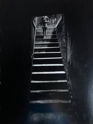 Girl on Stairs, NY
