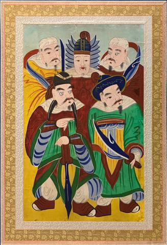 Untitled (Diety With Four Attendants)