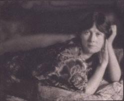 Isadora Duncan Wearing an Embroidered Chinese Robe