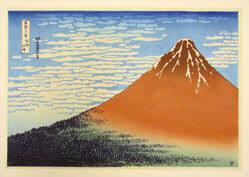 South Wind, Clear Sky, also known as Red Fuji, from Thirty-six Views of Mount Fuji
