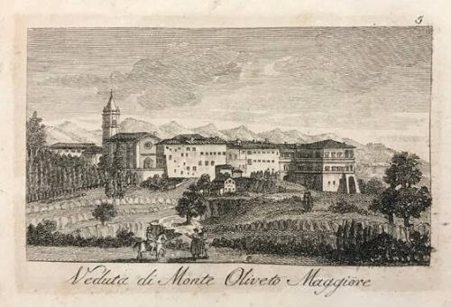 Veduta di Monte Oliveto Maggiore