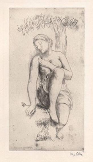 Title unknown (Female figure with tree)