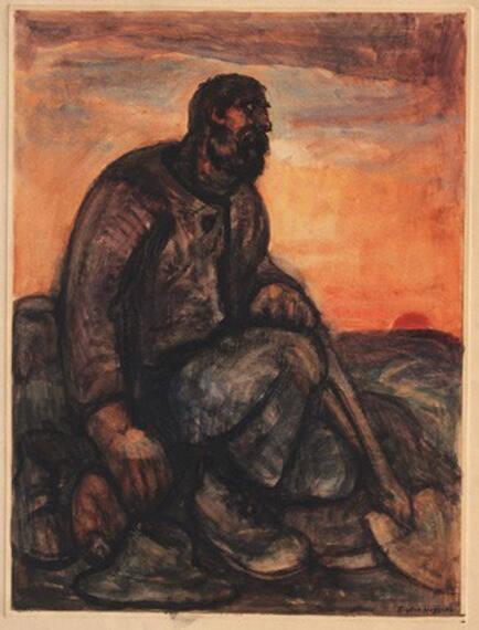 Laborer Resting