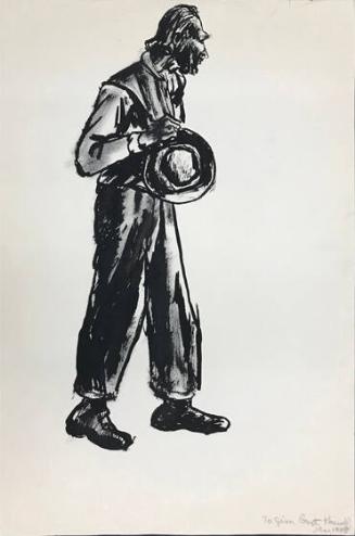 Untitled (man holding hat)