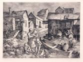 Title unknown (Shanty-town scene)