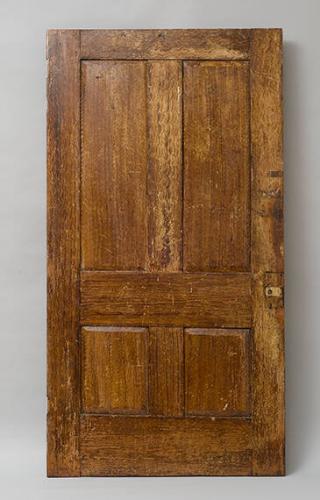 Door, paneled and joined, with "fancy-work" graining from the Wynn-Leguin home, Henry County, Georgia