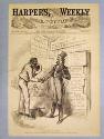 Our Artist Indorsing The Above Cartoon (Published January 9, 1875, from Harper's Weekly, February 23, 1878)