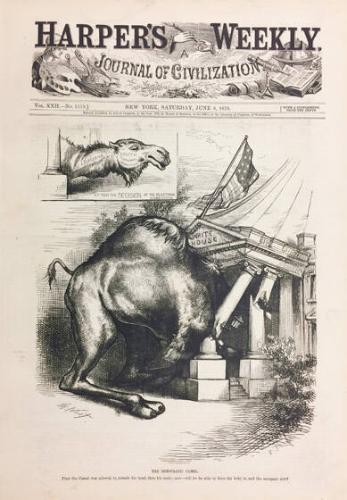 The Quack Frog (from Harper's Weekly May 25,1878)