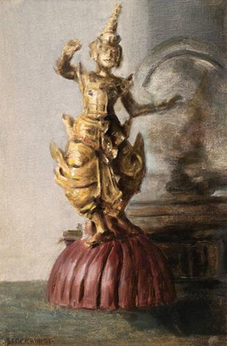 Still Life with Bronze Figurine