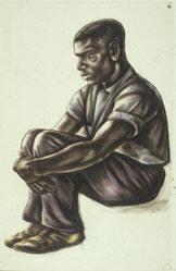 Warren Gamaliel (Negro Boy Seated #2)