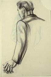 Untitled - Partial Sketch of Head and Arm