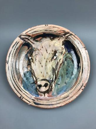 Serving Dish with Hog