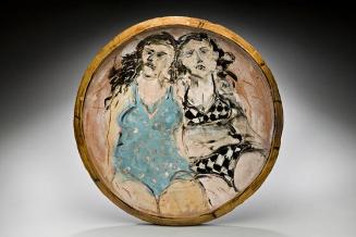 Platter with Bathers