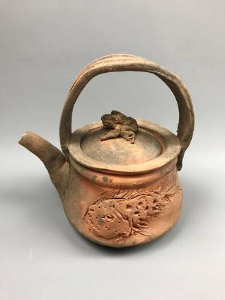 Teapot with Fish and Frog