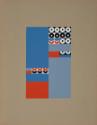 Composition verticale-horizontale à cercles et demi-cercles, 1928, posthumous print