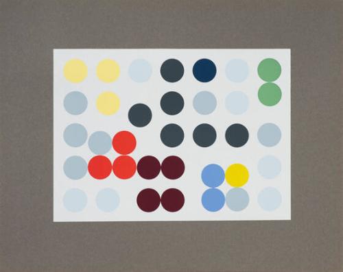 Composition à cercles, 1934, from an untitled portfolio of ten prints after original works by Sophie Taueber-Arp