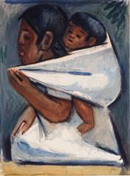 Untitled - Mother with Child on Back