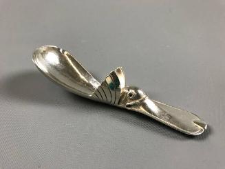 Aztec duck serving spoon