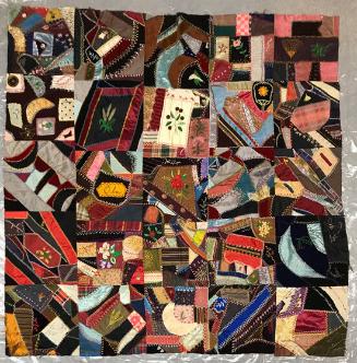 Quilt top, crazy quilt pattern