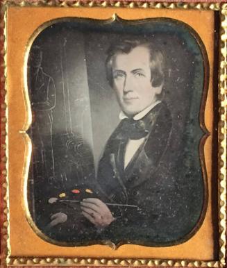 Self-Portrait of George E. Cooke at Work on his Portrait of Henry Clay