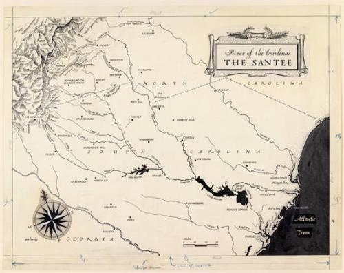 Map for the Santee
