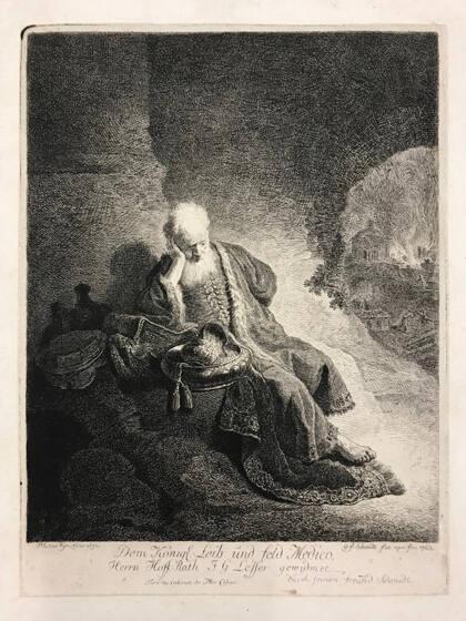 Jeremiah Lamenting the Fall of Jerusalem