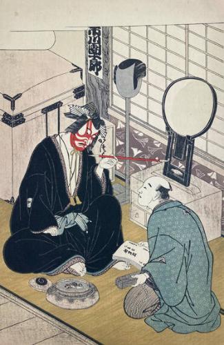 The Actor Ichikawa Danjūro V in His Dressing Room