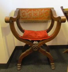 Curule or X-frame chair