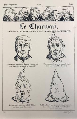 Le Charivari: This Sketch resembles Donald Trump