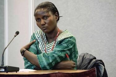 Beatrice Ahimbisibwe, Educator and International Carbon Consultant, Bushenye, Uganda, from the When it Changed series, 2005 (negatives), printed 2021