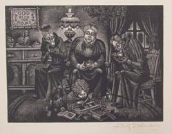Illustration for Dylan Thomas's  'A Child's Christmas in Wales'