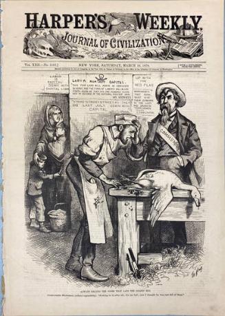 Always Killing the Goose That Lays the Golden Egg (from Harper's Weekly, March 16, 1878)