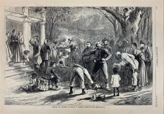 Arrival of A Federal Column at Planter's House in Dixie (from Harper's Weekly, April 4, 1863)