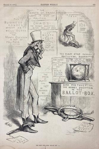 The Next Step -- Look Before You -- (from Harper's Weekly, October 19, 1878)