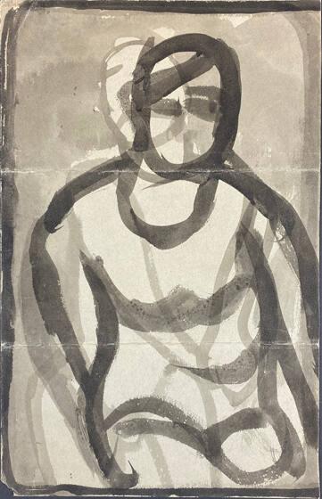 Verso: Untitled (Figure)