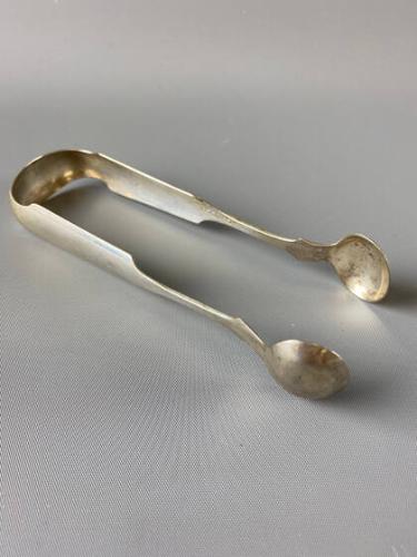 Sugar Tongs, Engraved Jar