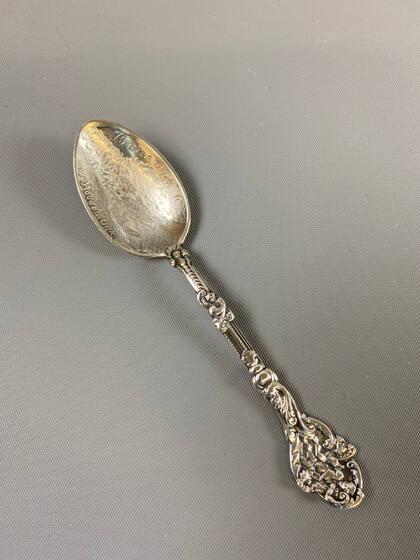 Souvenir spoon - Brunswick, Georgia, Lover's Oak