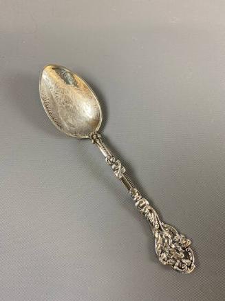 Souvenir spoon - Brunswick, Georgia, Lover's Oak