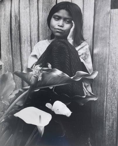 Girl with Flower, Tenejapa
