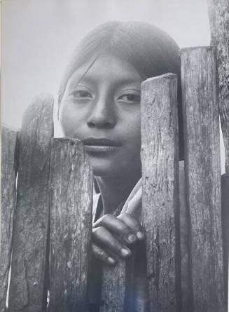 Girl Looking Over Fence, Tenejapa

