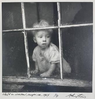Child in Window, Caspar, CA
