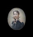 Portrait miniature of an aide-de campe to Emperor Alexander II of Russia