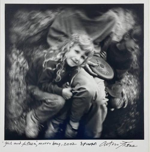 Girl and Father, Morro Bay
