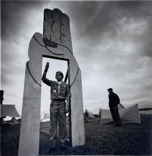 Boy Scout Giving Pledge, Newport, RI
