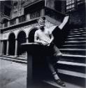 Boy in Shorts with Mask, Bronx NY
